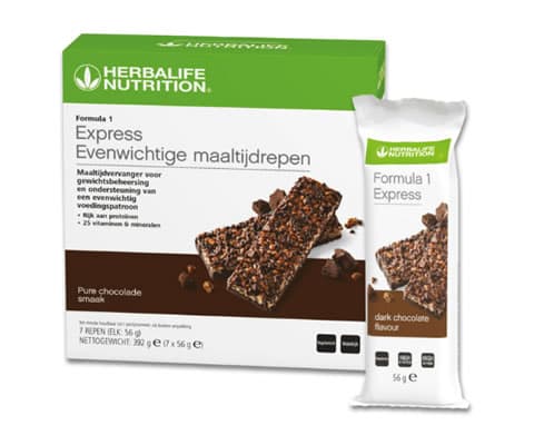 Formule 1 express repen pure chocolade - 7 stuks